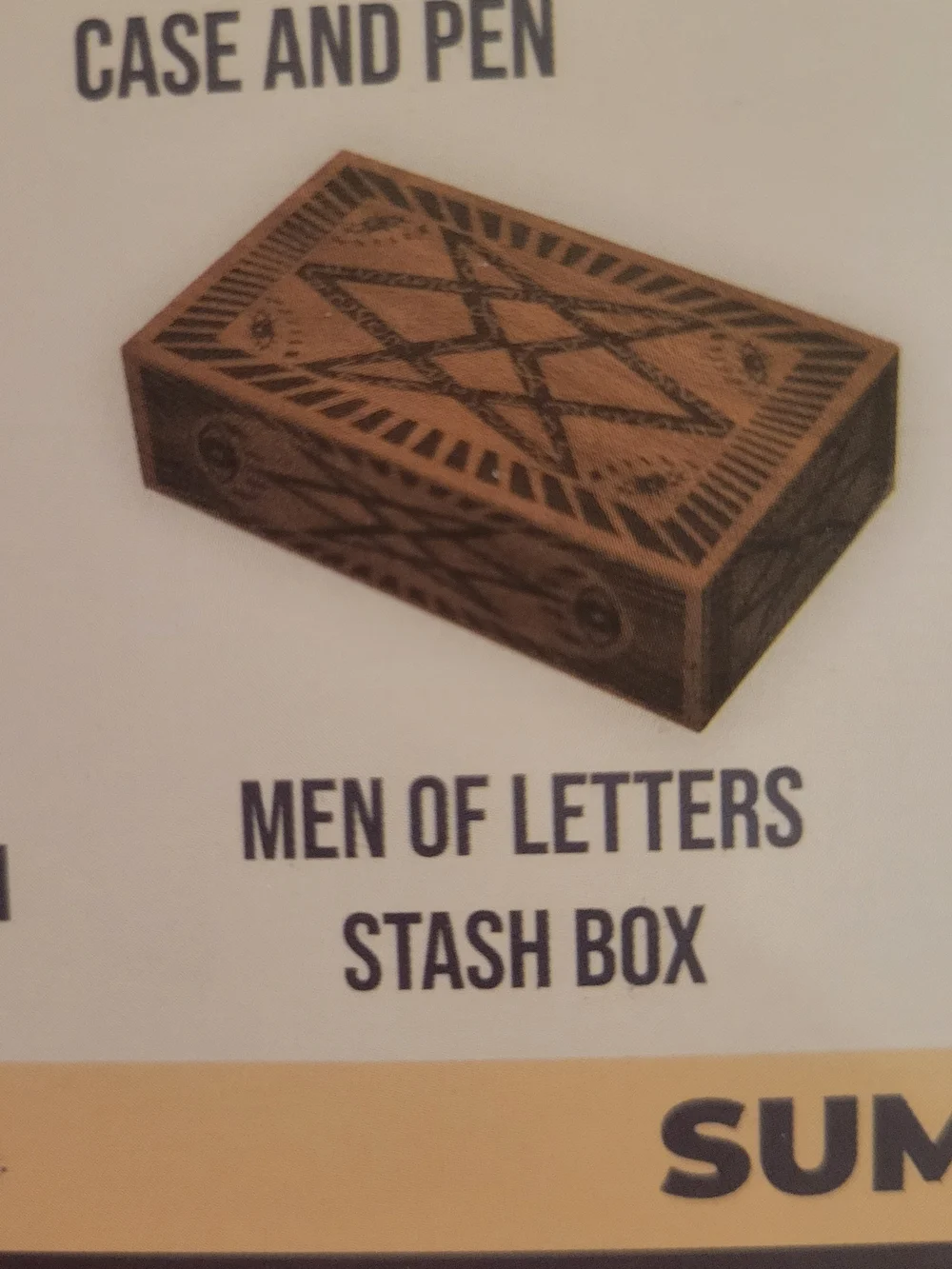 Supernatural Men of Letters Secret Box - Gray Accessory Case